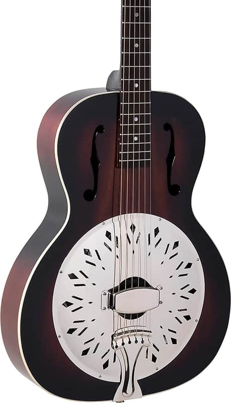 Recording King RR-41 Biscuit Cone Concert Resonator Acoustic Guitar, Spruce Top, Vintage Sunburst image 1