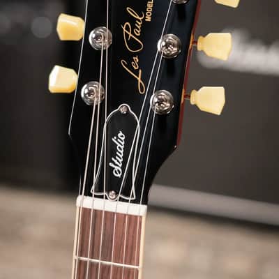 Gibson Les Paul Studio Double Trouble Electric Guitar - Cherry Sunburst with Gig Bag image 5