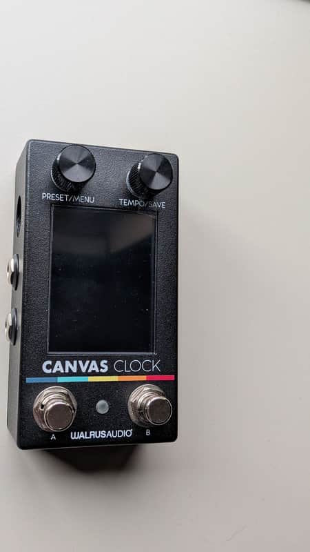 Walrus Audio Canvas Clock 2025