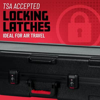 Gator ATA TSA Hard Flight Case for 88-Note Keys for Deep Keyboards w/ Wheels image 8