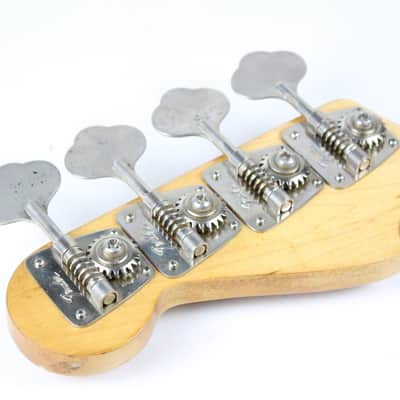 1969 Vintage Fender Jazz Bass Maple/Rosewood NECK USA 1960s Early-CBS w/Original Tuners image 16