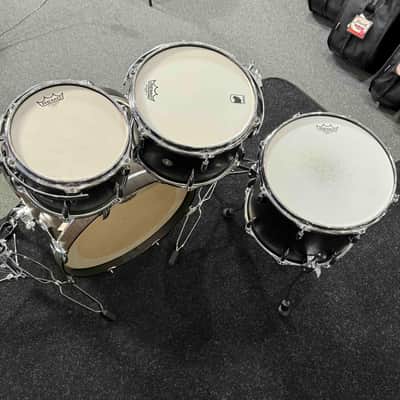 SONOR Vintage Series 4-Piece 10/12/14/20 Drum Kit Set in Black Onyx with SKB Soft Cases image 9