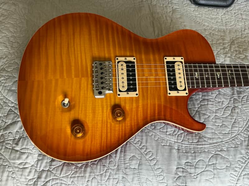 PRS Singlecut Tremolo 10-Top 2004 - Vintage Sunburst 10 top, birds image 1