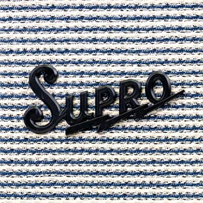 Supro 1642RT Titan 50-Watt 1x10" All-Tube Combo Amp – Blue Rhino Hide Tolex image 2