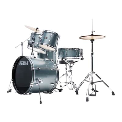 TAMA Stagestar 5 Piece Drum Kit with Hardware & Cymbals, Sea Mist Blue image 3