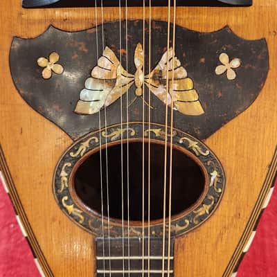 Vintage Bowl-Back Mandolin Natural - FULLY RESTORED - Brazilian Rosewood Back!! image 5