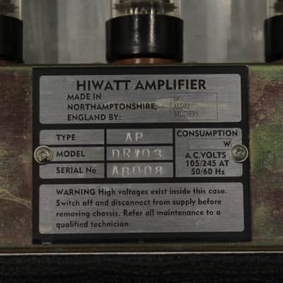 Hiwatt Custom DR103 100 Watt 1994 image 9