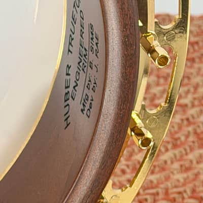 Huber Truetone Custom 2026 RB-6 Style 6 Gold Engraved 5-String Resonator Banjo, Serial 625-13 image 13
