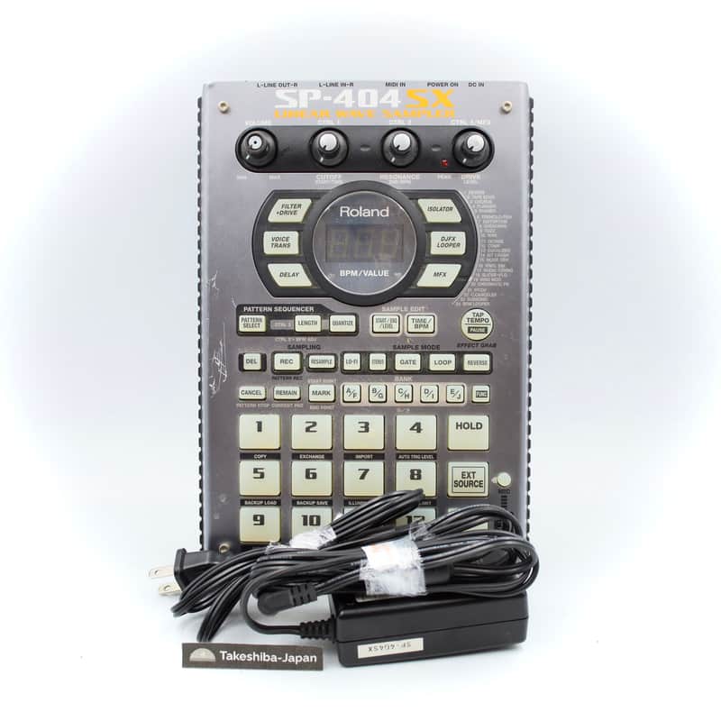 Roland SP-404SX Linear Wave Sampler With Power Supply 1GB SD Card E3L1377 image 1