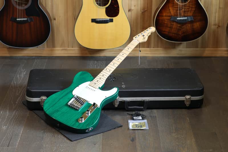 1993 G&L ASAT Classic USA Electric Guitar Trans Green + OHSC image 1