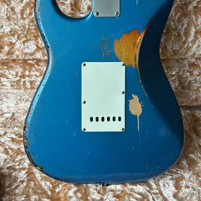 Haar S Model Relic Old Headstock Voodoo Pick-Ups Handmade Guitar with Haar Case image 11