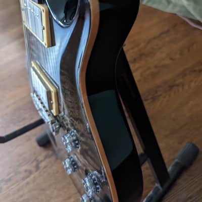 PRS - Paul Reed Smith SC245 57/08 Limited Edition 2008 Charcoal Burst Quilt 10 Top with Birds #39 image 7