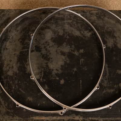 Vintage Rogers 16" Tom Hoops (Pair) image 3