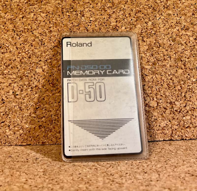 Roland D-50 PN-D50-00 Memory Card – Warranty image 1