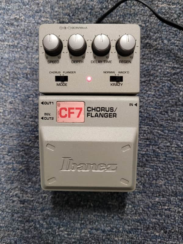 Ibanez CF7 CHORUS FLANGER エフェクター Ibanez CF7 Chorus/Flanger | Reverb