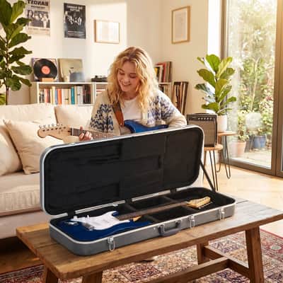 🎸ABS Extra Sturdy Hard Case for Electric Guitar (Fender Telecaster & Stratocaster, Gibson Les Paul & SG, Ibanez) with a Plush interior!🎸 image 11