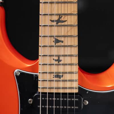 PRS SE NF3 Solid Body Electric Guitar - Metallic Orange with Gig Bag image 8