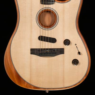 Fender American Acoustasonic Strat Natural Ebony Fingerboard (196) image 3