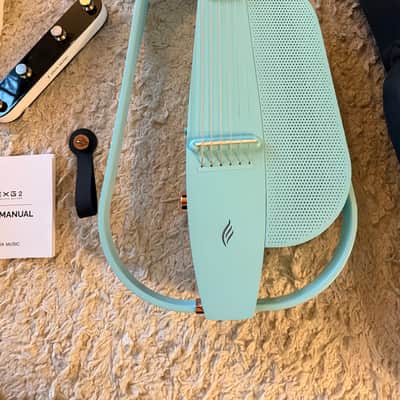 Enya NEXG 2 Smart Audio Guitar Deluxe Bundle - Teal Blue (with Mic & Wireless Pedal) image 3