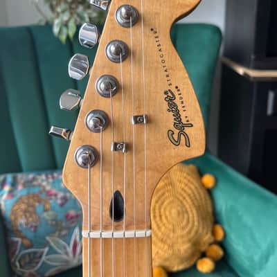 Squier Standard Stratocaster with Rosewood Fretboard 1989 - 2000 - Galactic Purple image 4