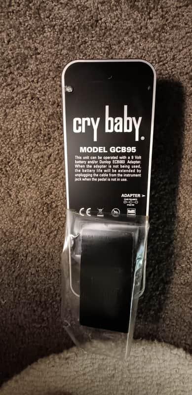 Dunlop GCB95 Cry Baby Standard Wah 1982 - Present - Black image 1