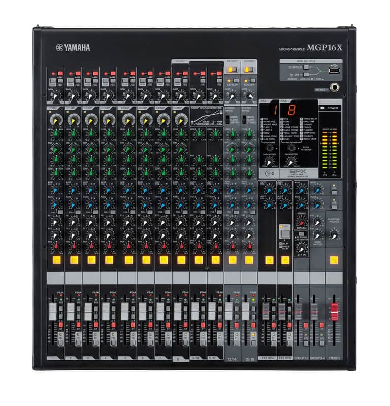 Yamaha MGP12X 12 Channel Analog Mixing Console image 1