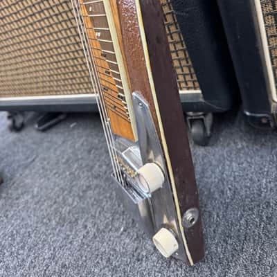 Teisco Lap Steel 50s-60s With Case Natural image 13