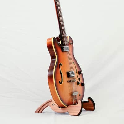 Klira Hollowbody Bass 1960s Sunburst image 6