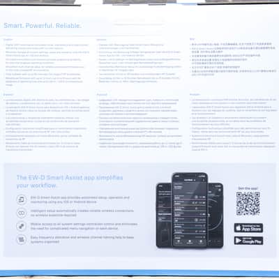 Sennheiser EW-D SK Base Set (R1-6) Receiver and Bodypack Digital Wireless System image 2