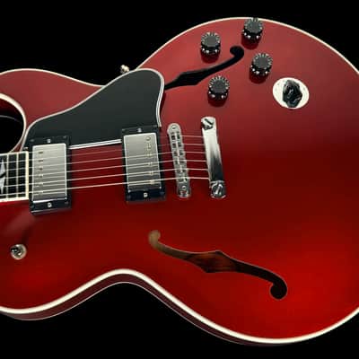 2004 Gibson ES-137 CU Custom Semi-Hollow ~ Candy Apple Red image 2