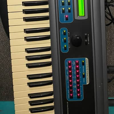 E-MU Systems PK6 KEYBOARD SYNTH 2003 - Silver And Blue image 2