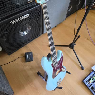 Fender Gold Foil Jazz Bass 2023 - Present - Sonic Blue image 3