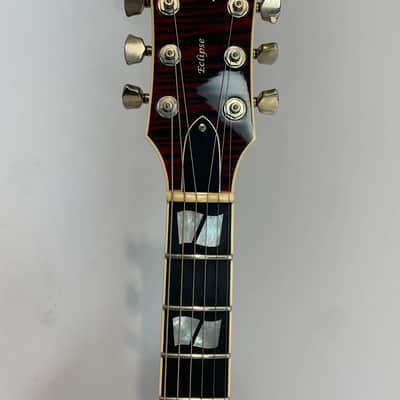 Electric Guitar ESP Eclipse  - see thru black cherry image 4