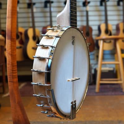 Deering Vega White Oak 12-inch Open-back Banjo w/Hard Case image 2