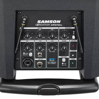 Samson Expedition XP310w Rechargeable Portable PA - 300 watts 2-way 10" Woofer Bluetooth (Con 88) UHF Wireless Q7 HH mic (rechargeable battery) - K Band Wireless image 4
