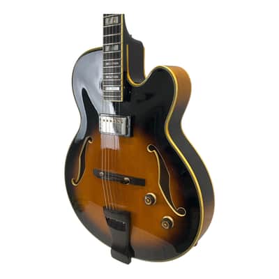 Vintage 1980 Ibanez JP20 Joe Pass Semi-Hollow Electric Guitar Tobacco Sunburst 6-String image 2