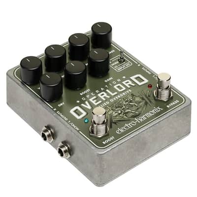 Electro-Harmonix  Operation Overlord Overdrive Guitar Effects Pedal New New - Green image 2