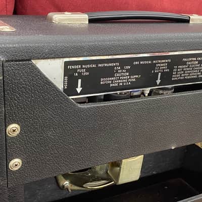 Fender Champ Tube Guitar Combo Amp 1976 - Silverface with Cover image 6