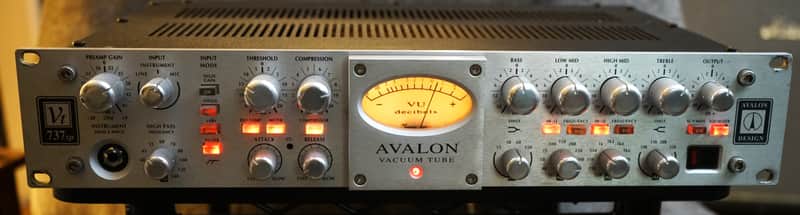 Avalon Design VT-737sp Vacuum Tube Channel Strip Preamp EQ Compressor 737 sp image 1