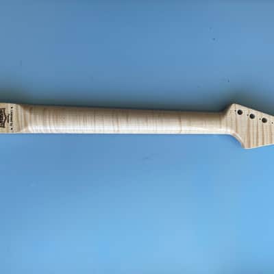 Musikraft Strat style Maple with Rosewood Fretboard 24 3/4" Scale LSR Nut 2024 - Gloss Nitrocellulose image 2