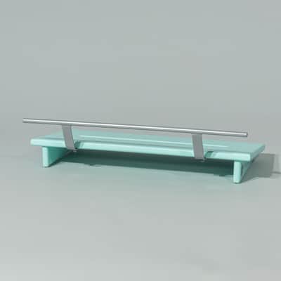 Packard Pedal Boards 24" Custom Wooden Pedal Board with Gig Bag - Sea foam Green image 5