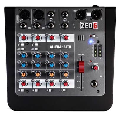 Allen and Heath Zed-6 Compact Mixer, 6-Channel image 2