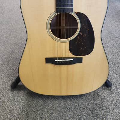 Used 2025 Martin D-18 Satin Acoustic Guitar - Natural Satin with Fishman Pickup and Martin Hardshell Case image 1