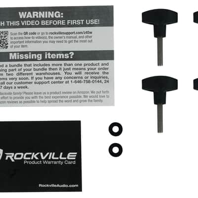 Rockville Z45W V2 Adjustable Z-Style 2-Tier Keyboard Stand+Wheels+Carry Bag image 12