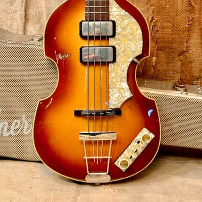 Hofner 500/1 Cavern Bass Vintage '61 Reissue Circa 1998 - Sunburst image 3