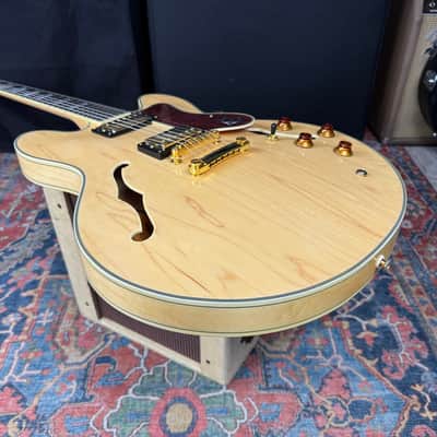 *VIDEO* Epiphone Sheraton II Semi-Hollow Body Natural w/Hard Case- 2008 image 16