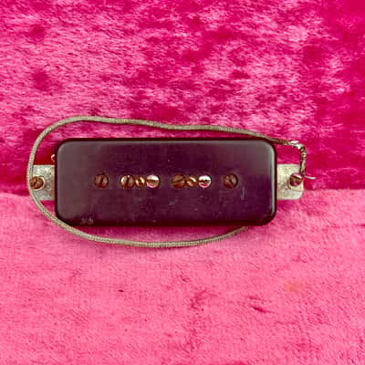 1960's Gibson P-90 Soapbar Guitar Pickup with Cover Vintage Circa 1966-1968 image 2