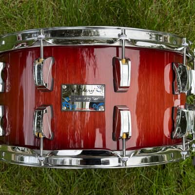 Odery Eyedentity Series 14" × 6.5" Nyatoh Snare Drum – Red River image 1