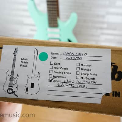 Ibanez S561-SFM Standard - Sea Foam Green Matte image 16