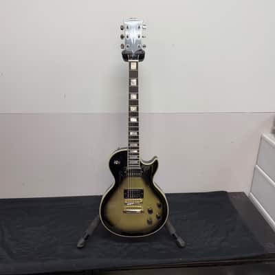 Used Epiphone Les Paul Custom Adam Jones Signature Electric Guitar Silver Burst with Original Case 2024 image 2